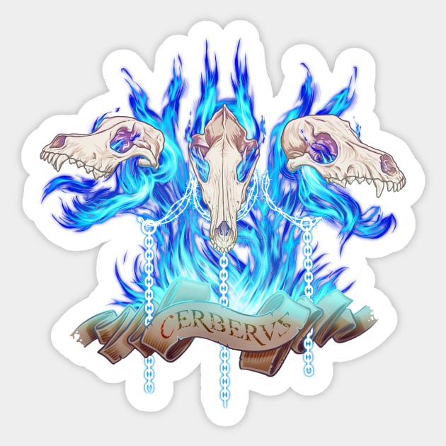 Cerberus Sticker by CarlosTato